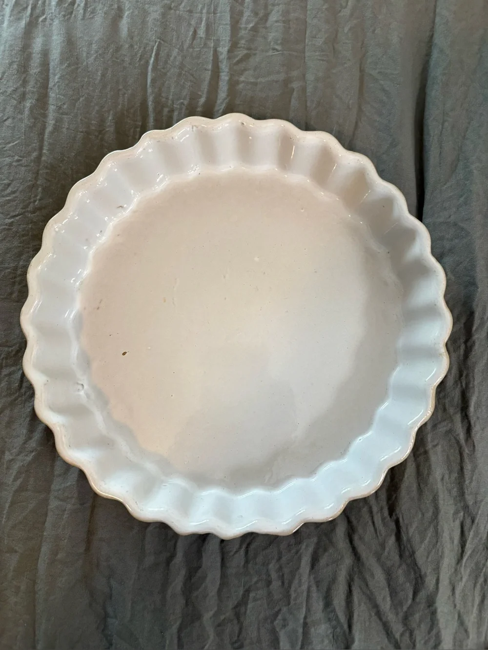 Pearson’s of Chesterfield Stoneware Fluted Pie Quiche Pan. Vintage.